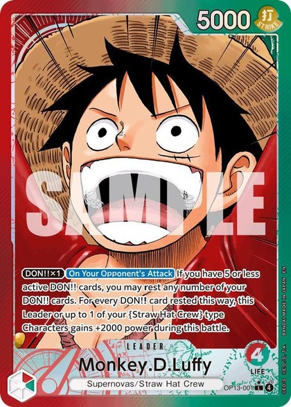 Carta RG Luffy